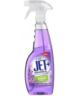 Универсален почистващ препарат Sano - Jet Plus Vinegar Lavender, 750 ml