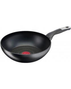 Уок тиган Tefal - Unlmited G2551972, 28 cm, черен