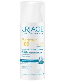Uriage Bariesun 100 Слънцезащитен флуид, SPF50+, 50 ml