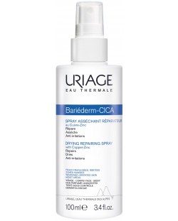 Uriage Bariederm-Cica Възстановяващ спрей с мед и цинк, 100 ml