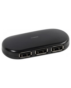 USB хъб Vivanco - 36659, 4 порта, черен