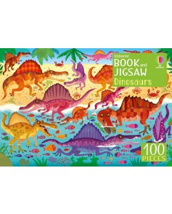 Usborne Book and Jigsaw: Dinosaurs