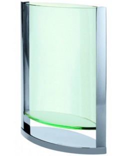 Ваза Philippi - Decade, 35 cm, стъкло с хромиран алуминий
