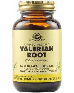 Valerian Root, 100 растителни капсули, Solgar