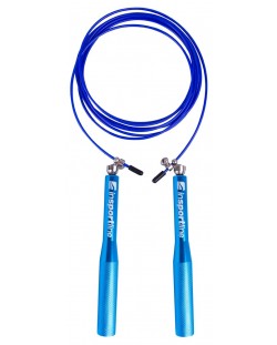 Въже за скачане inSPORTline - Jumpalu, 3 m, синьо