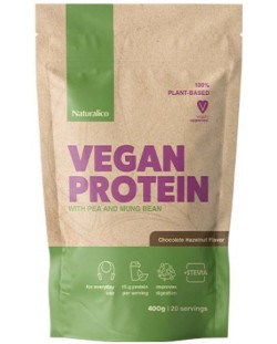 Vegan Protein, шоколад с лешник, 400 g, Naturalico