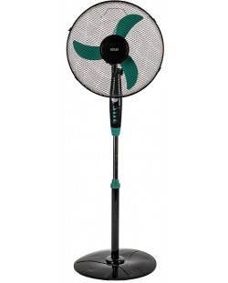 Вентилатор Muhler - FM-1650, 3 скорости, 41 cm, черен/зелен