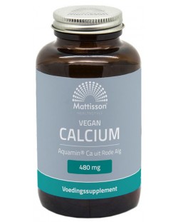 Vegan Calcium from Aquamin, 90 капсули, Mattisson Healthstyle