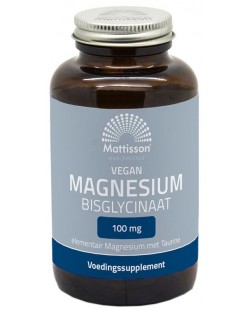 Vegan Magnesium Bisglycinate, 90 таблетки, Mattisson Healthstyle