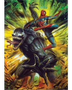Метален постер Displate - Venom: Venom vs Spider-man