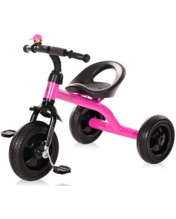 Велосипед-триколка Lorelli - First, розов и черен