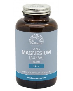 Vegan Magnesium Taurate, 120 капсули, Mattisson Healthstyle