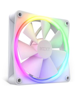 Вентилатор NZXT - F120 RGB White, 120 mm, RGB