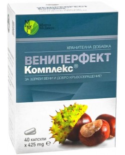 Вениперфект Комплекс, 425 mg, 40 капсули, Мирта Медикус