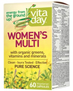 Vitaday Women's Multi, 60 капсули, Natural Factors