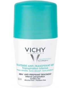 Vichy Deo Рол-он дезодорант против изпотяване, с парфюм, 50 ml