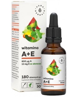 Витамин А + Е, капки, 30 ml, Aura Herbals