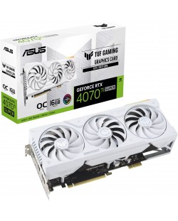 Видеокарта ASUS - TUF Gaming GeForce RTX 4070 Ti Super BTF White OC, 16GB, GDDR6X