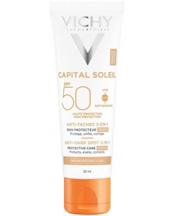 Vichy Capital Soleil Тониран крем против пигментни петна 3 в 1, SPF50+, 50 ml