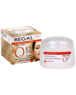 Regal Q10+ Витализиращ дневен крем, за суха кожа, SPF 15, 50 ml