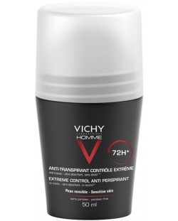 Vichy Homme Рол-он дезодорант против изпотяване, 50 ml