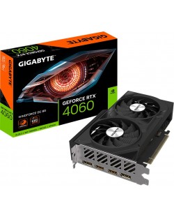 Видеокарта Gigabyte - GeForce RTX 4060 WINDFORCE OC DLSS, 8GB, GDDR6