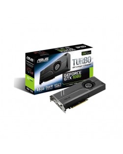 Видеокарта ASUS Turbo GeForce GTX 1080, 8GB, GDDR5X, 256 bit, DVI-D, HDMI, Display Port
