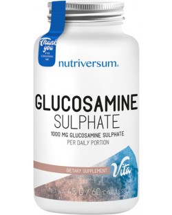 Vita Glucosamine Sulphate, 500 mg, 60 капсули, Nutriversum