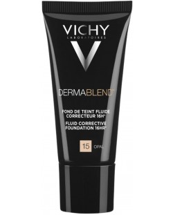 Vichy Dermablend Коригиращ фон дьо тен флуид, №15 Opal, SPF35, 30 ml