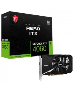 Видеокарта MSI - GeForce RTX 4060 AERO ITX 8G OC, 8GB, GDDR6