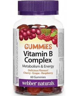 Vitamin B Complex Gummies, 60 таблетки, Webber Naturals