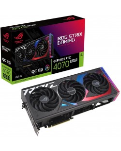 Видеокарта ASUS - ROG Strix GeForce RTX 4070 Super OC Edition, 12GB, GDDR6X