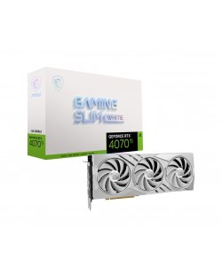 Видеокарта MSI - GeForce RTX 4070 Ti Gaming Slim White, 12GB, GDDR6X