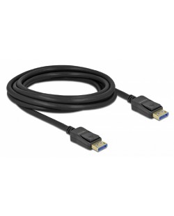 Видео кабел Delock - 80263, DisplayPort/DisplayPort, 3 m, черен