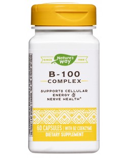 Vitamin В-100 Complex,  60 капсули, Nature's Way