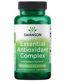 Essential Antioxidant Complex, 60 капсули, Swanson