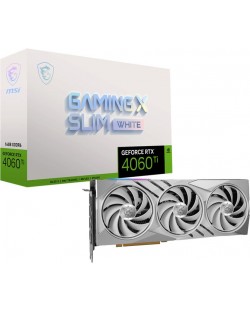 Видеокарта MSI - GeForce RTX 4060 Ti Gaming X Slim White, 16GB, GDDR6