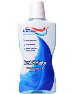 Aquafresh Вода за уста Fresh & Minty, 500 ml