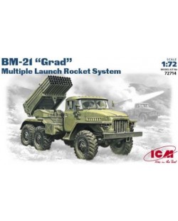 Военен сглобяем модел - Руска система за залпов огън БМ-21 ГРАД /BM-21 "Grad"/