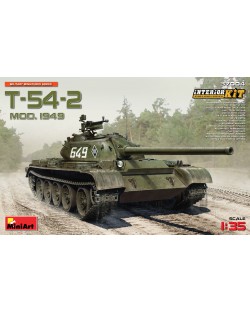 Военен сглобяем модел - T-54-2 Съветски среден танк модел 1949 (T-54-2 SOVIET MEDIUM TANK 1949)