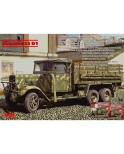Военен сглобяем модел - Германски армейски камион Хеншел 33 Д1 (Henschel 33 D1)