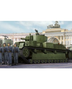 Военен сглобяем модел - Съветски среден танк Т-28Е (Soviet T-28E Medium Tank)
