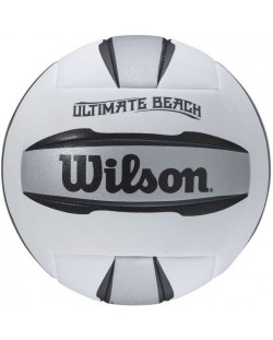 Волейболна топка Wilson - AVP Ultimate Beach, размер 5, черно-бяла