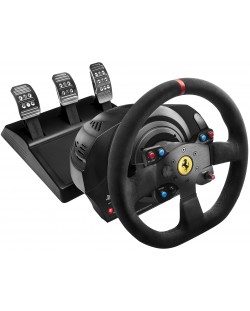 Волан Thrustmaster - T300 Ferrari Integral Alcantara Ed., PC/PS5/PS4