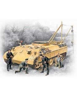 Военен сглобяем модел - Германска разузнавателна машина BERGEPANTHER с екипаж