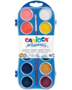 Водни боички с четка Carioca - 12 цвята