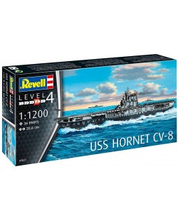 Сглобяем модел Revell - Военен кораб USS Hornet (05823)