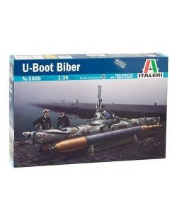 Военен сглобяем модел - Германска малка подводница Ю-Буут "Бобър" (U-BOOT BIBER)