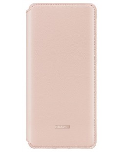 Калъф Huawei - Wallet Vogue, P30 Pro, розов