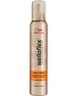 Wella Wellaflex Пяна за коса Curls & Waves 3, 200 ml